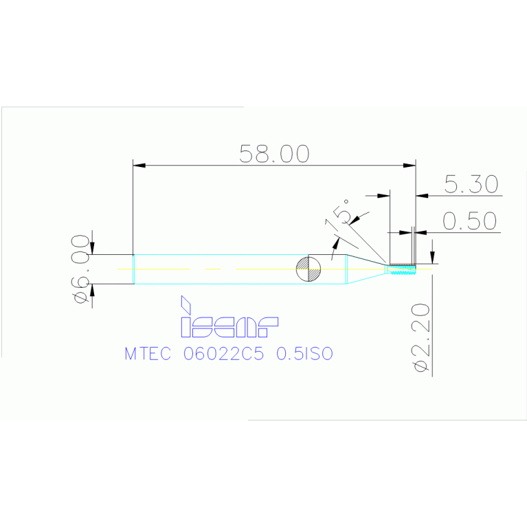 MTEC 06022C5 0.5ISO IC908