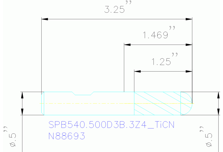 SPB540.500D3B.3Z4 TICN
