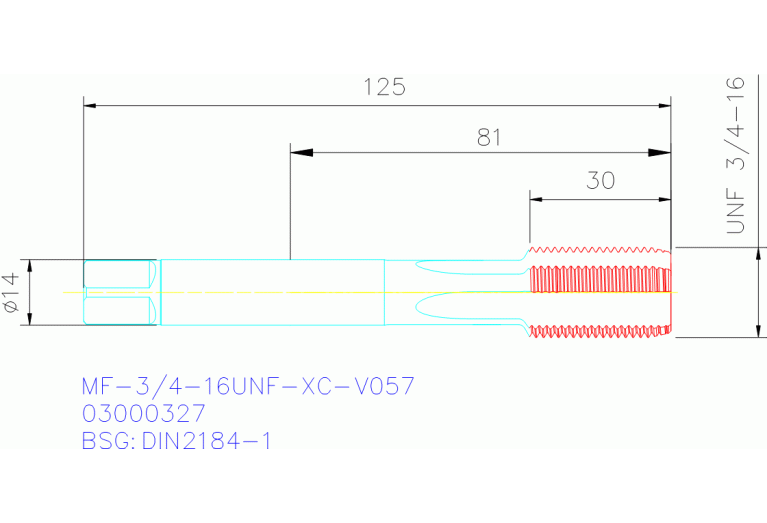MF-3/4-16UNF-XC-V057