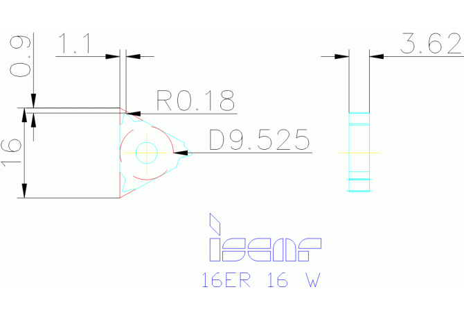 16ER 16 W IC908