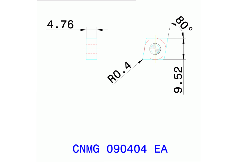 CNMG 090404 EA TT5080