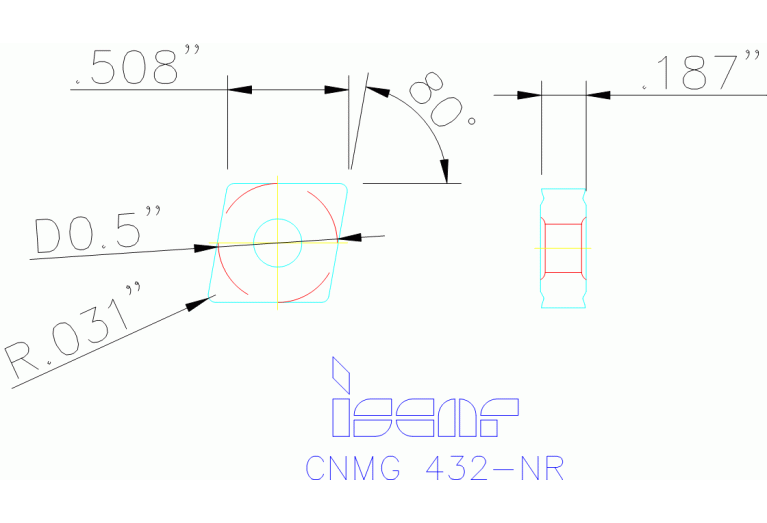 CNMG 120408-NR IC8150