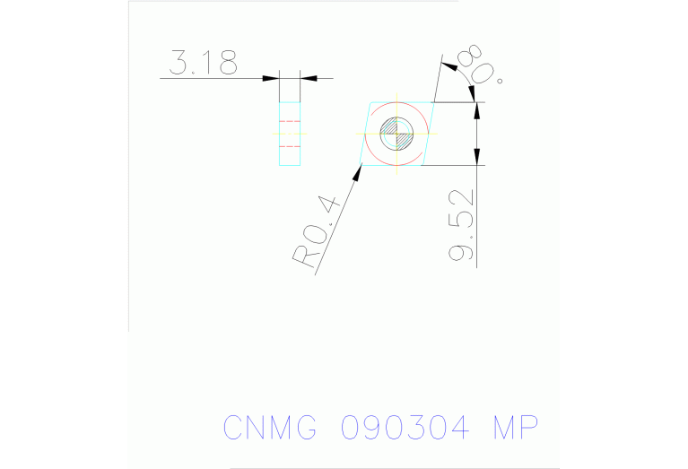CNMG 090304 MP TT5100