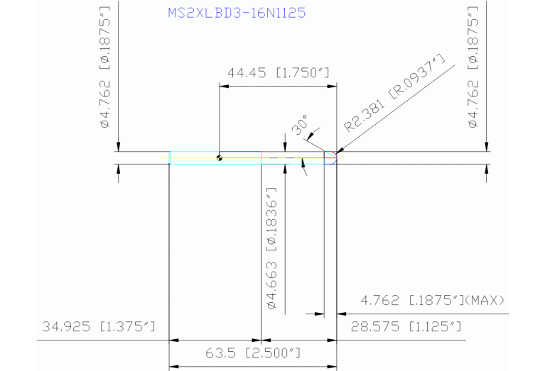 MS2XLBD3/16N1125