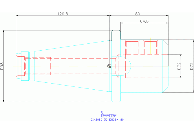 DIN2080 50 EM32X 80