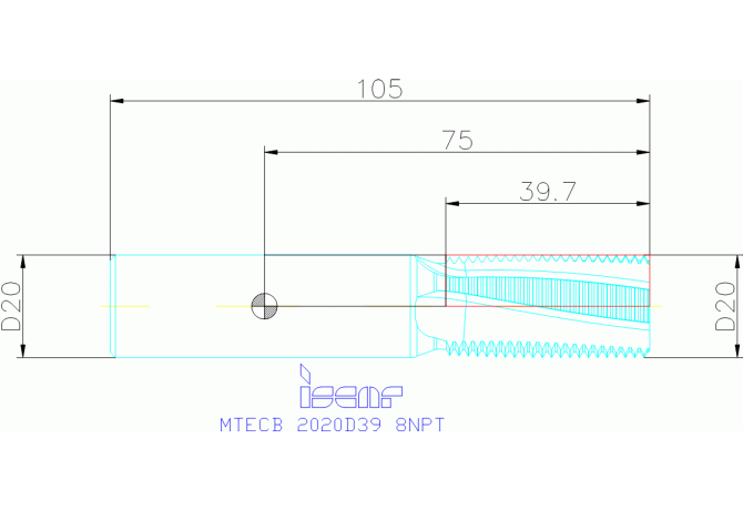 MTECB 2020D39 8NPT IC908