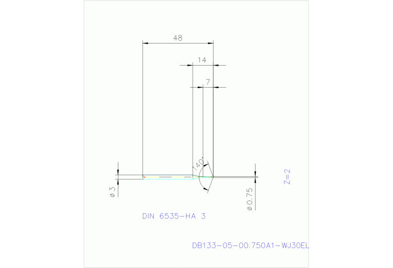 DB133-05-00.750A1-WJ30EL