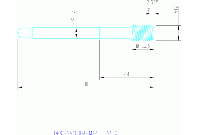 T400-NM103DA-M12 N1PC