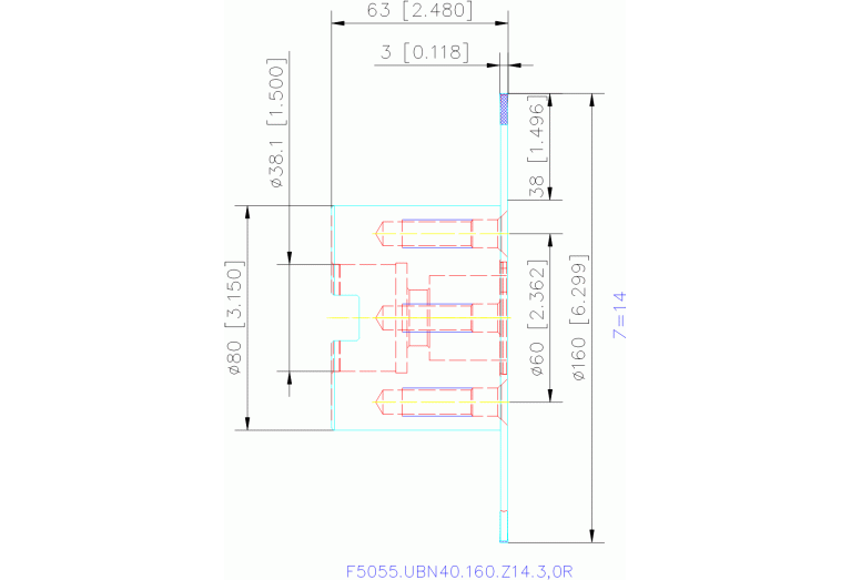 F5055.UBN40.160.Z14.3,0R