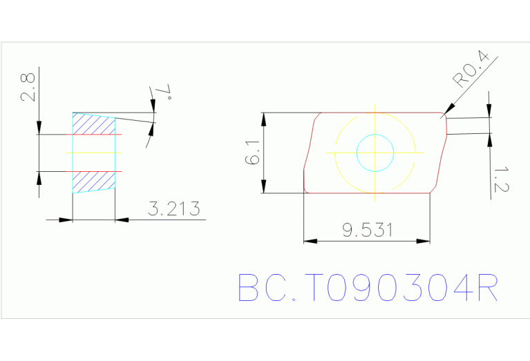 BCMT090304R-K55 WSM35G