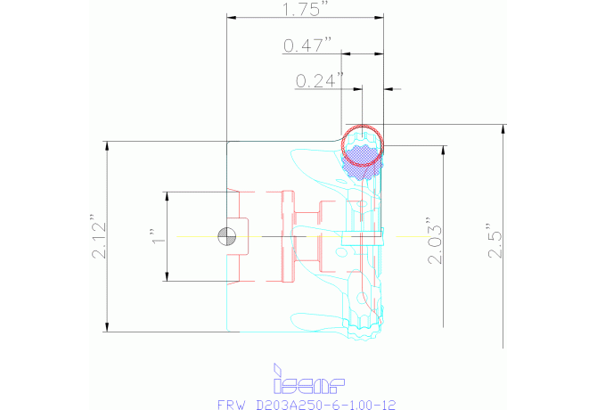 FRW D203A250-6-1.00-12