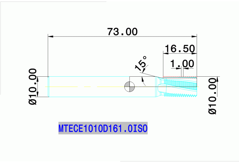 MTEC E 1010D16 1.0ISO IN2005