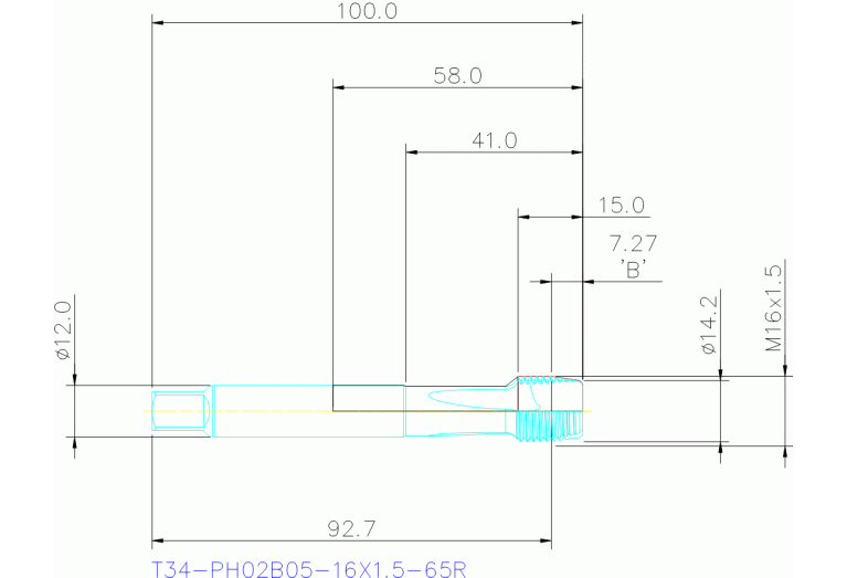 T34-PH02B05-16X1.5-65R