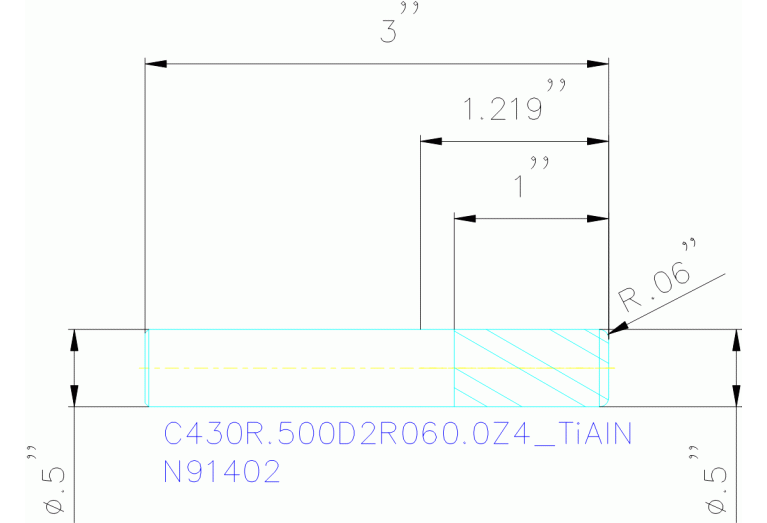 C430R.500D2R060.0Z4 TIALN
