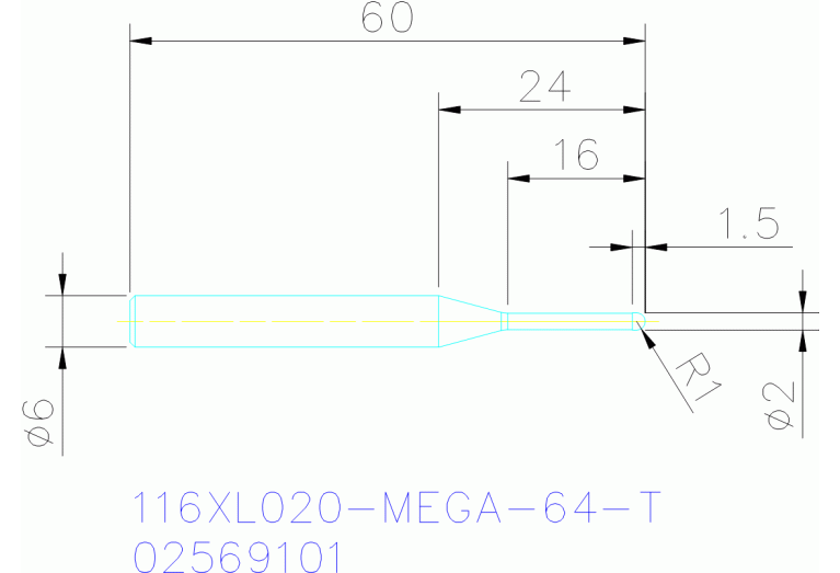 116XL020-MEGA-64-T