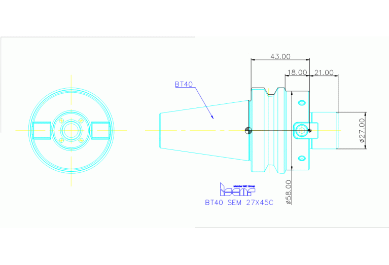 BT40 SEM 27X45C
