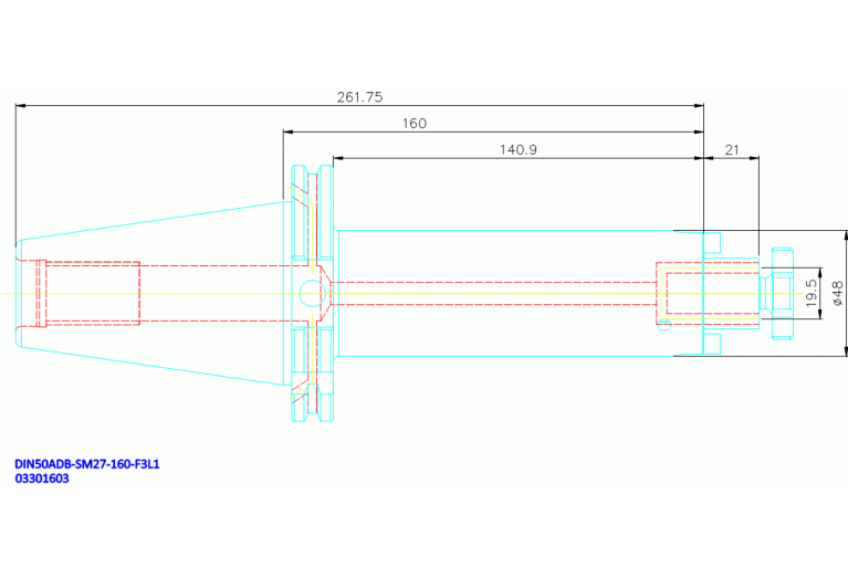 DIN50ADB-SM27-160-F3L1