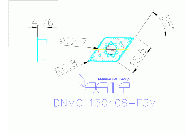 DNMG 150408-F3M IC830