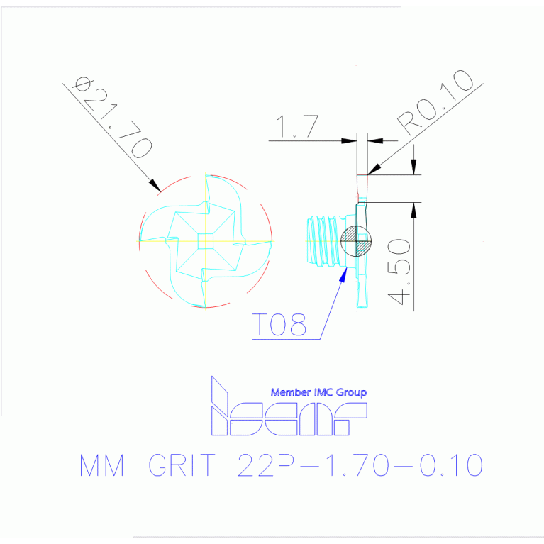 MM GRIT 22P-1.70-0.10 IC528