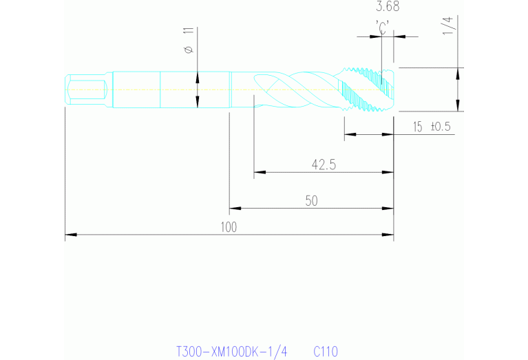 T300-XM100DK-1/4 C150