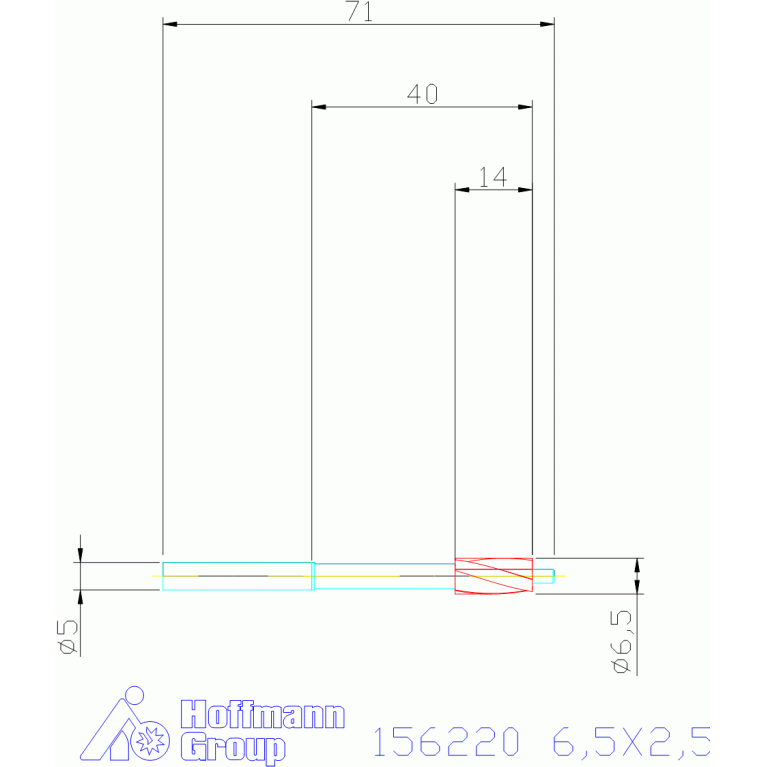 156220 6,5X2,5