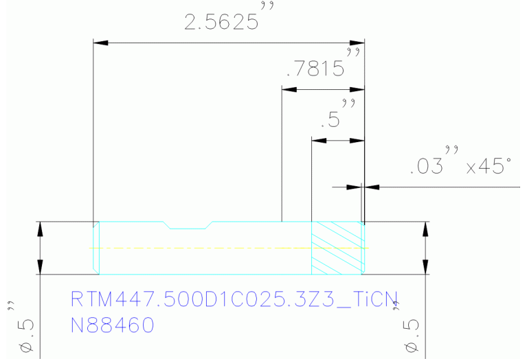 RTM447.500D1C025.3Z3 TICN