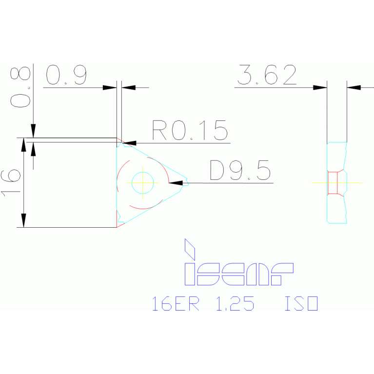 16ER 1.25 ISO IC508