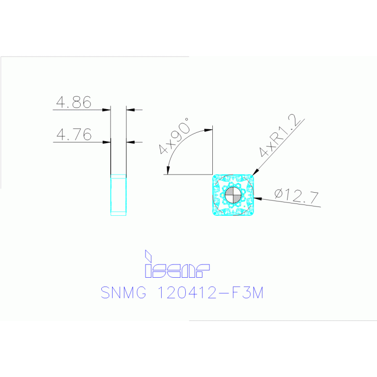 SNMG 120412-F3M IC807