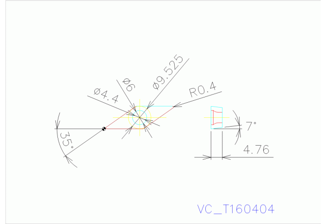 VCMT160404N-LB AC8115P