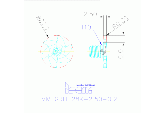 MM GRIT 28K-2.50-0.2 IC528
