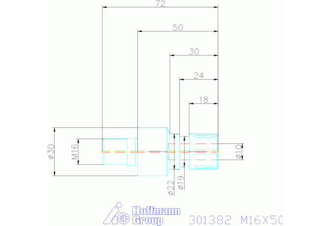 301382 M16X50