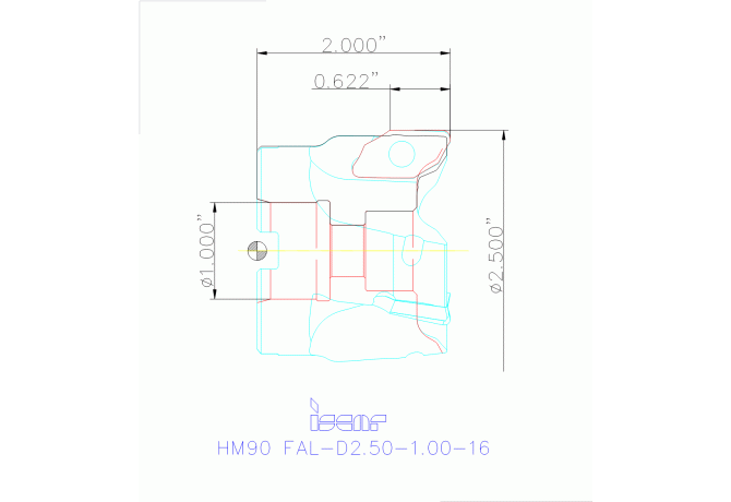 HM90 FAL-D2.50-1.00-16
