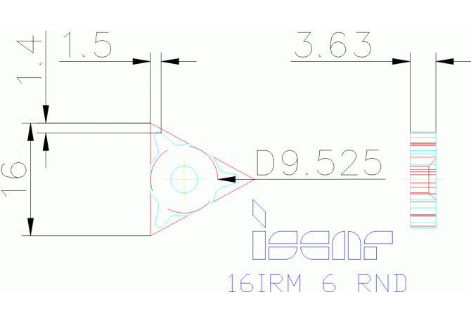 16IRM 6 RND IC50M