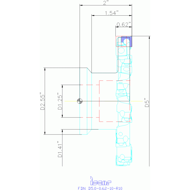 FDN D5.0-0.62-10-R10