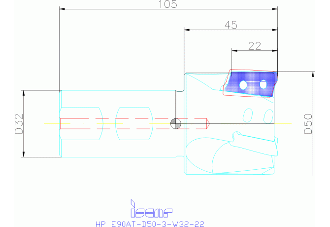 HP E90AT-D50-3-W32-22