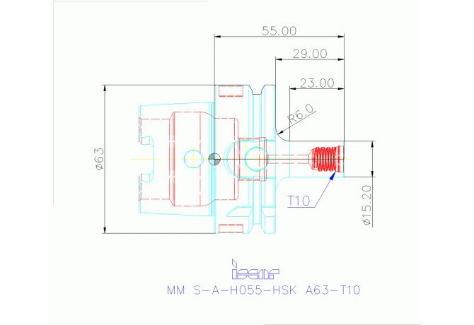 MM S-A-H055-HSK A63-T10