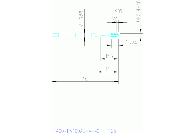 T400-PM100AE-4-40 F125