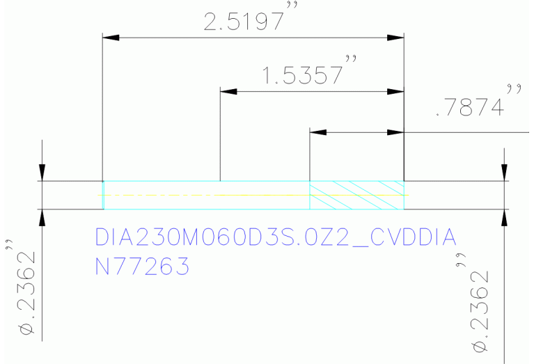 DIA230M060D3S.0Z2 CVDDIA