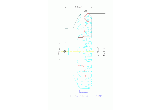 S845 F45SX D160-18-40-R16