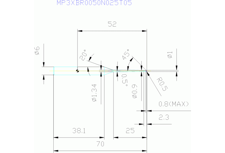 MP3XBR0050N025T05