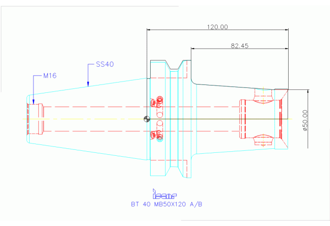 BT 40 MB50X120 A/B