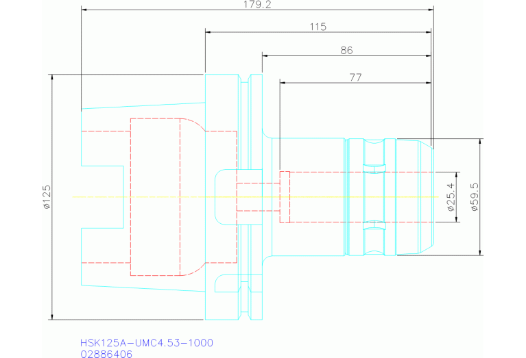 HSK125A-UMC4.53-1000
