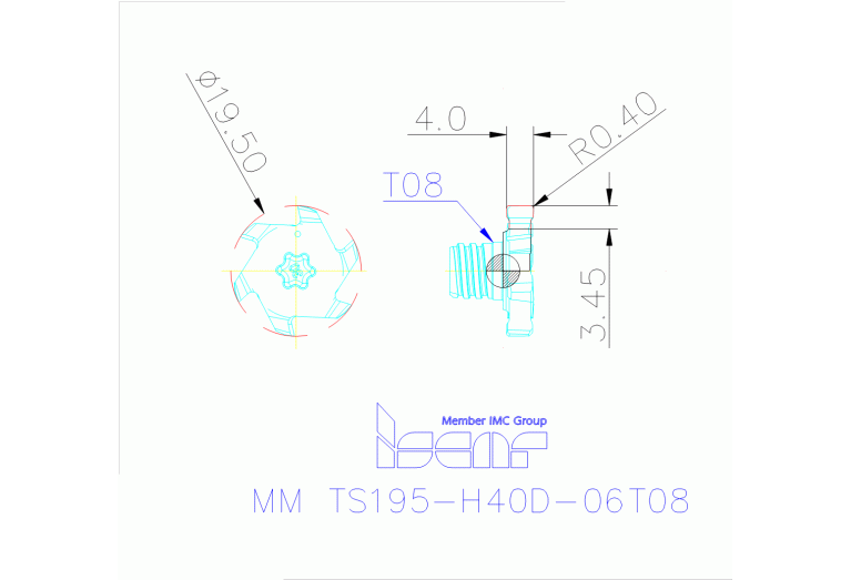 MM TS195-H40D-06T08 IC908