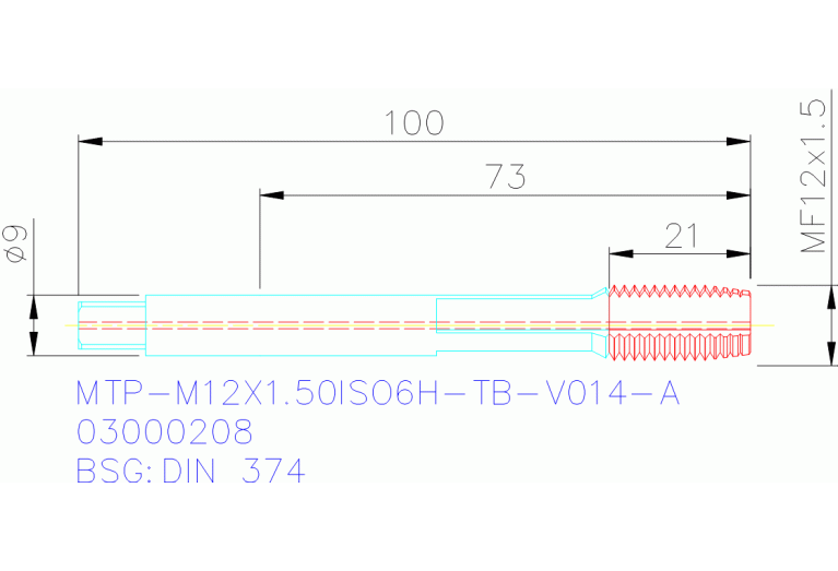 MTP-M12X1.50ISO6H-TB-V014-A