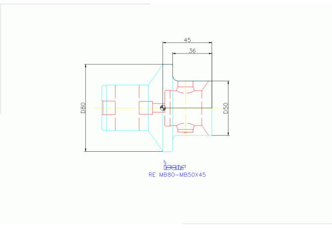 RE MB80-MB50X45