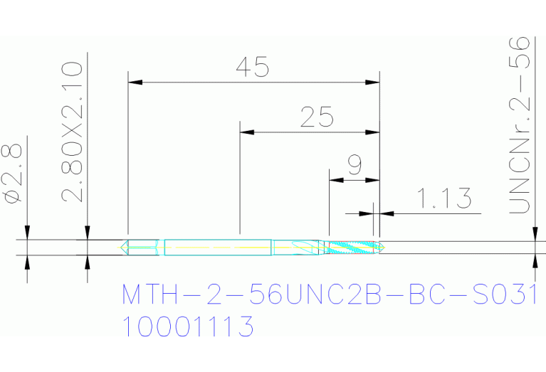 MTH-2-56UNC2B-BC-S031