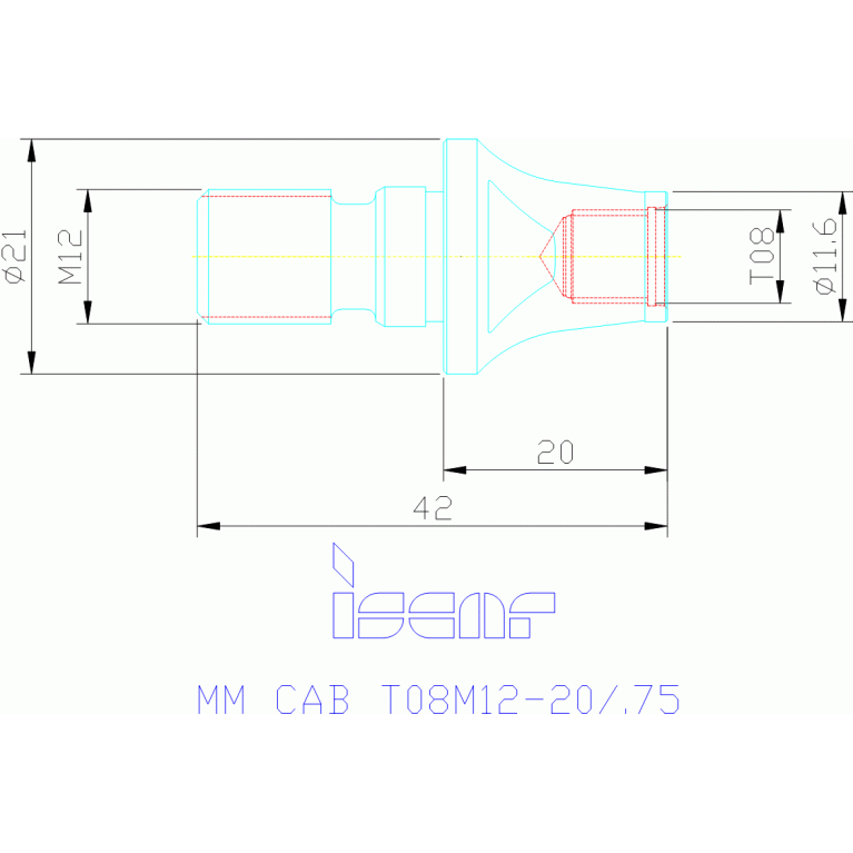 MM CAB T08M12-20/.75