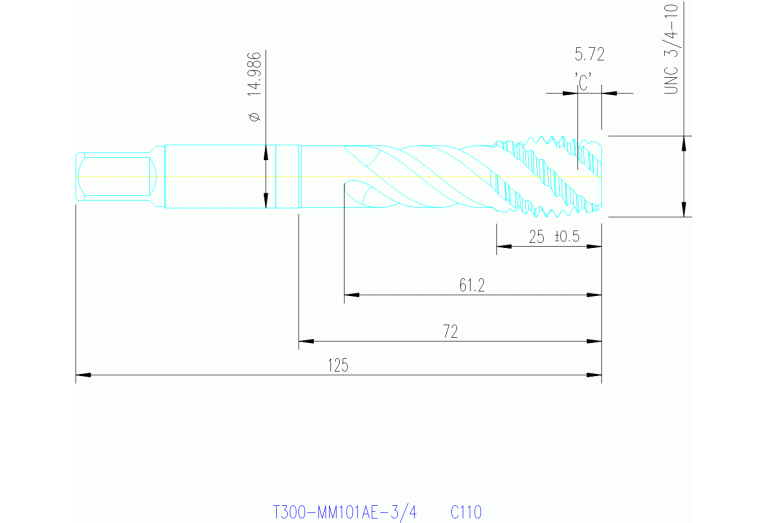 T300-MM101AE-3/4 C110