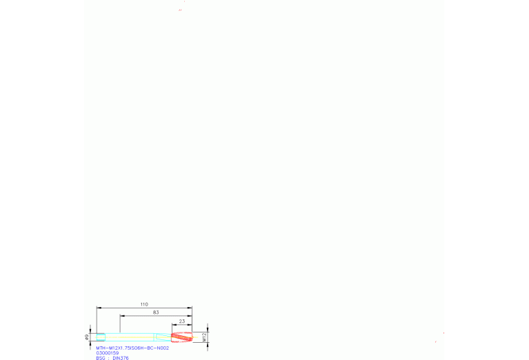 MTH-M12X1.75ISO6H-BC-N002