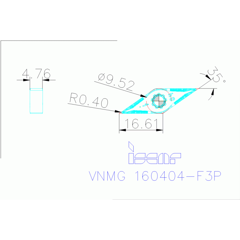 VNMG 160404-F3P IC8150